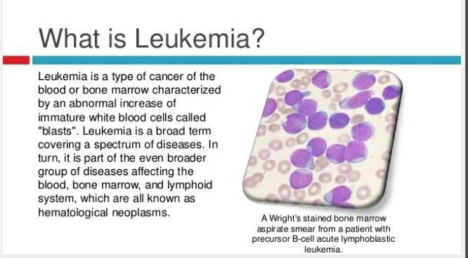 What is leukemia? Study Group the